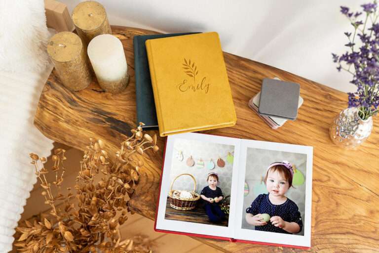 001-Album WeihnachtenFotoalbum PRO Exklusiv Samt und Velourstoffe fuer Fotografen Mini Shootings von nPhoto